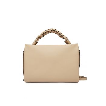 Geanta dama -  piele naturala - bej - One Size INTL