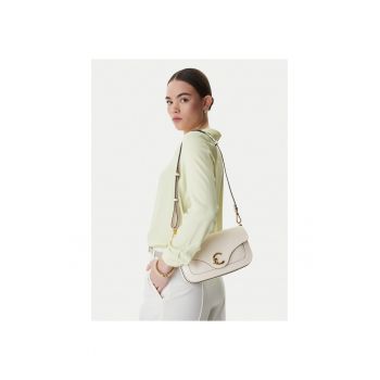 Geanta dama -  piele naturala - bej - One Size INTL