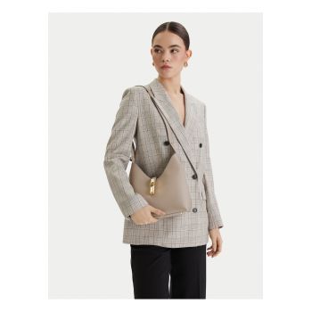 Geanta dama -  piele naturala - bej - One Size INTL
