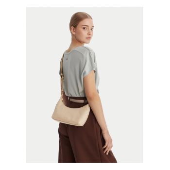Geanta dama -  piele naturala - bej - One Size INTL
