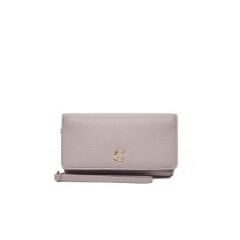 Geanta dama -  piele naturala - gri - One Size INTL