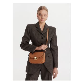 Geanta dama -  piele naturala - maro - One Size INTL