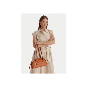 Geanta dama -  piele naturala - maro - One Size INTL