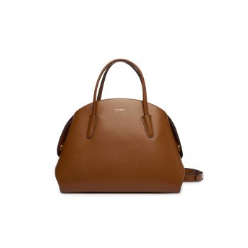 Geanta dama -  piele naturala - maro - One Size INTL