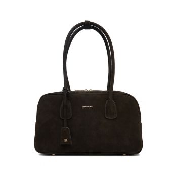 Geanta dama -  piele naturala - maro - One Size INTL