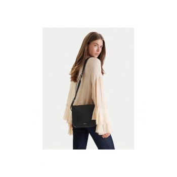 Geanta dama -  piele naturala - neagra - One Size INTL