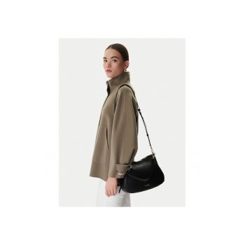 Geanta dama -  piele naturala - negru - One Size INTL