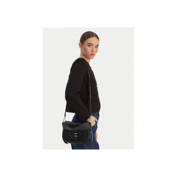 Geanta dama -  piele naturala - negru - One Size INTL