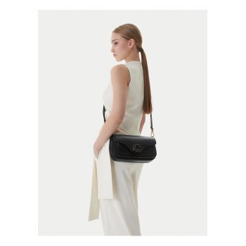 Geanta dama -  piele naturala - negru - One Size INTL