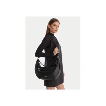 Geanta dama -  piele naturala - negru - One Size INTL