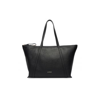 Geanta dama -  piele naturala - negru - One Size INTL