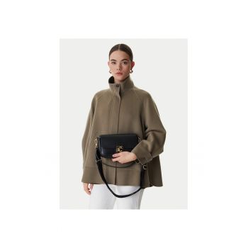 Geanta dama -  piele naturala - negru - One Size INTL