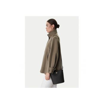 Geanta dama -  piele naturala - negru - One Size INTL