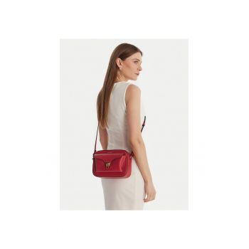 Geanta dama -  piele naturala - rosie - One Size INTL