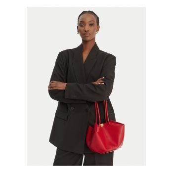 Geanta dama -  piele naturala - rosie - One Size INTL