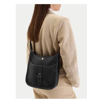 Geanta dama -  plastic - negru - One Size INTL
