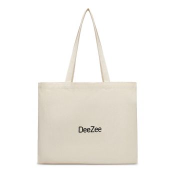 Geanta dama -  tkanina - bej - One Size INTL