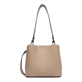 Geanta dama -  tkanina - bej - One Size INTL