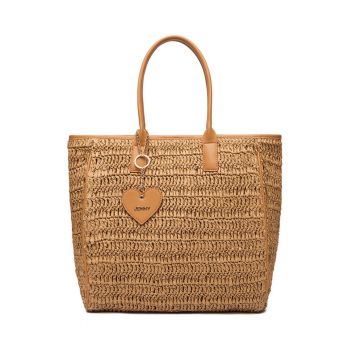 Geanta de dama -  bej - material plastic - One Size INTL