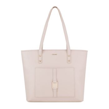 Geanta de dama -  plastic - bej - One Size INTL