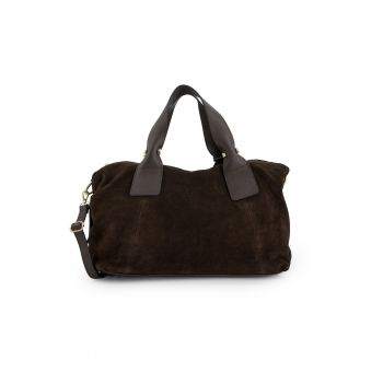 Geanta shopper din piele intoarsa