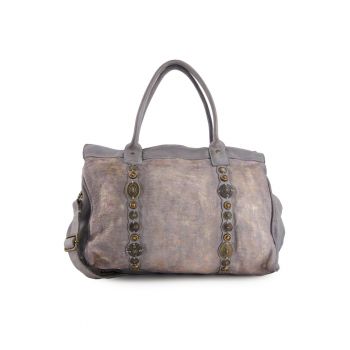 Geanta shopper din piele naturala