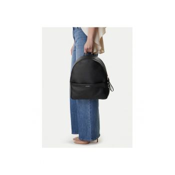 Rucsac dama -  piele naturala - negru - One Size INTL