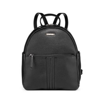 Rucsac de piele Elizabeth - Negru stins
