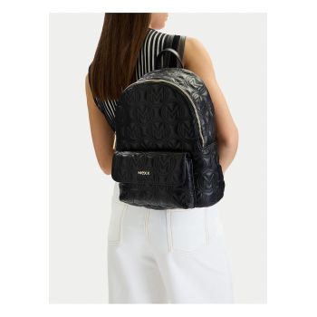 Rucsac fashion dama -  negru - One Size INTL - material sintetic - format A4