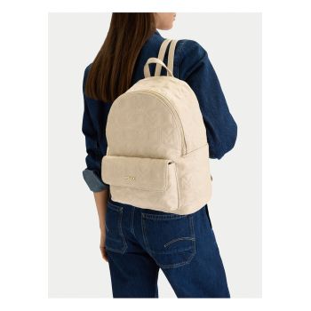 Rucsac fashion dama -  tkanina - bej - One Size INTL