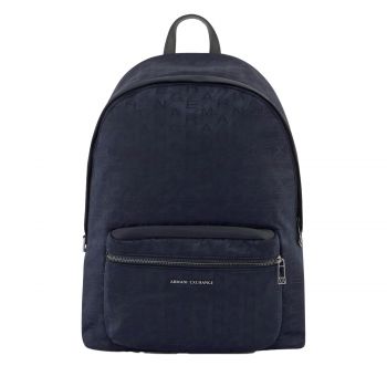 Technical fabric backpack blue navy