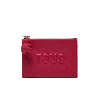 Etui pentru carduri -  piele ecologica - roz - One Size INTL