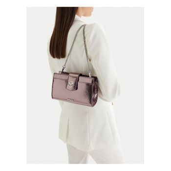 Geanta clutch -  sintetic - argintie - One Size INTL