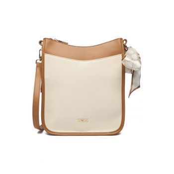 Geanta crossbody -  bej - material sintetic - One Size INTL