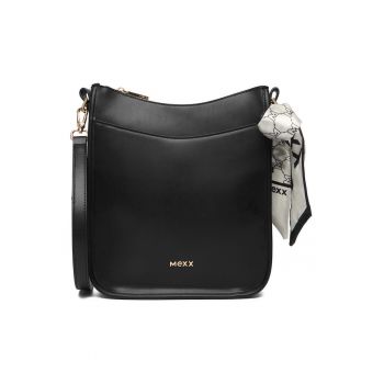 Geanta crossbody -  material sintetic - neagra - One Size INTL