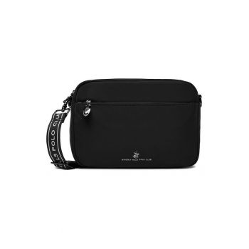 Geanta crossbody -  textil - albastru - One Size - Negru