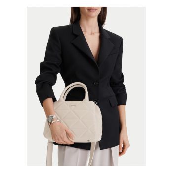 Geanta dama -  bej - material sintetic - One Size INTL