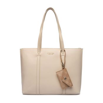 Geanta dama -  bej - One Size INTL - cu saszeta detasabila