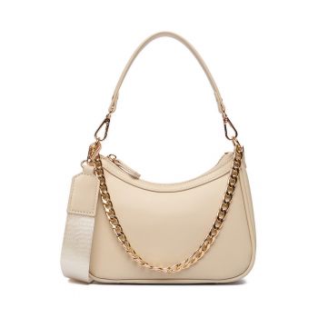 Geanta dama -  bej - One Size INTL - material sintetic