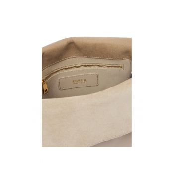Geanta dama -  bej - piele naturala - One Size INTL