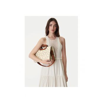 Geanta dama -  ecologica - bej - One Size INTL