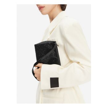 Geanta dama -  neagra - One Size INTL - cu detalii din cyrconii
