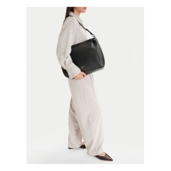 Geanta dama -  neagra - One Size INTL - material sintetic - format A4