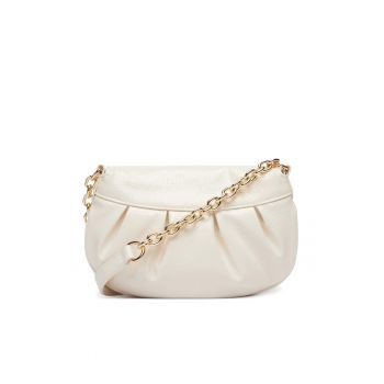 Geanta dama -  piele ecologica - alb - One Size INTL