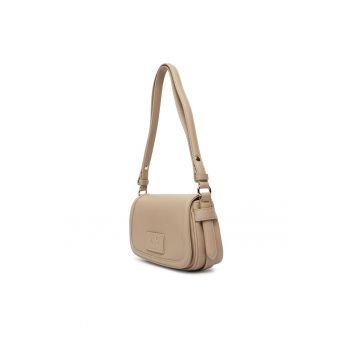 Geanta dama -  piele ecologica - bej - One Size INTL