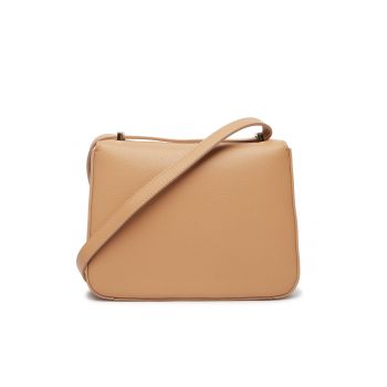 Geanta dama -  piele ecologica - bej - One Size INTL
