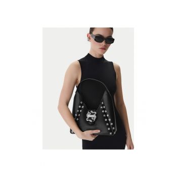 Geanta dama -  piele ecologica - neagra - One Size INTL