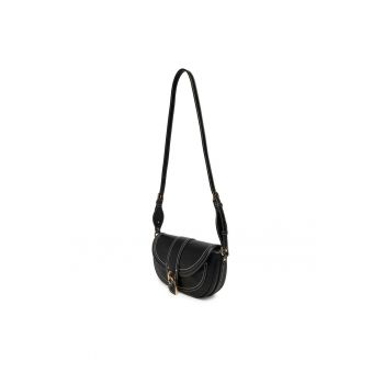 Geanta dama -  piele ecologica - neagra - One Size INTL