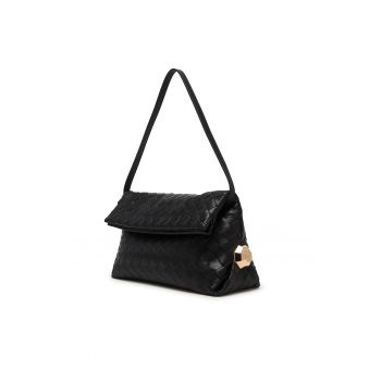 Geanta dama -  piele ecologica - negru - One Size INTL