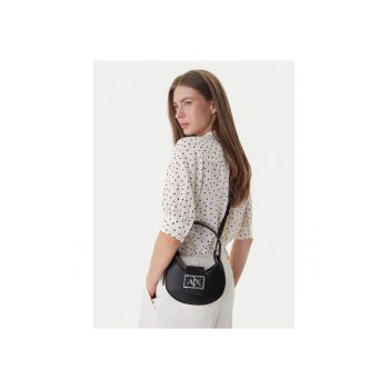 Geanta dama -  piele ecologica - negru - One Size INTL
